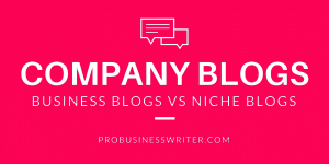 Business Blogs vs Niche Blogs